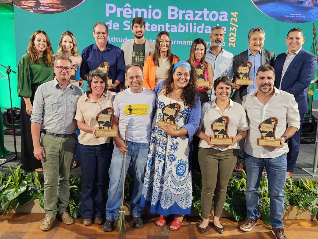 Vencedores - Premio Braztoa de Sustentabilidade 2023-24 - (Foto: divulgação) Vencedores - Premio Braztoa de Sustentabilidade 2023-24 - (Foto: divulgação)