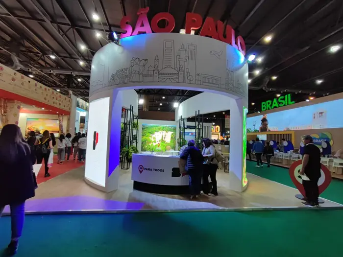 Setur-SP promove destinos paulistas em 9 feiras internacionais: Estande Setur-SP na FIT Argentina