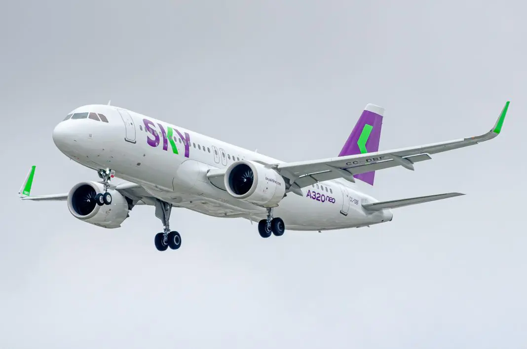 Sky Airline começa a operar no BH Airport, em Minas Gerais Crédito @morganspotter