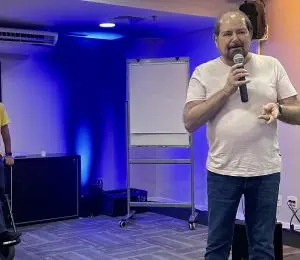 Guilherme Paulus também participou do encontro