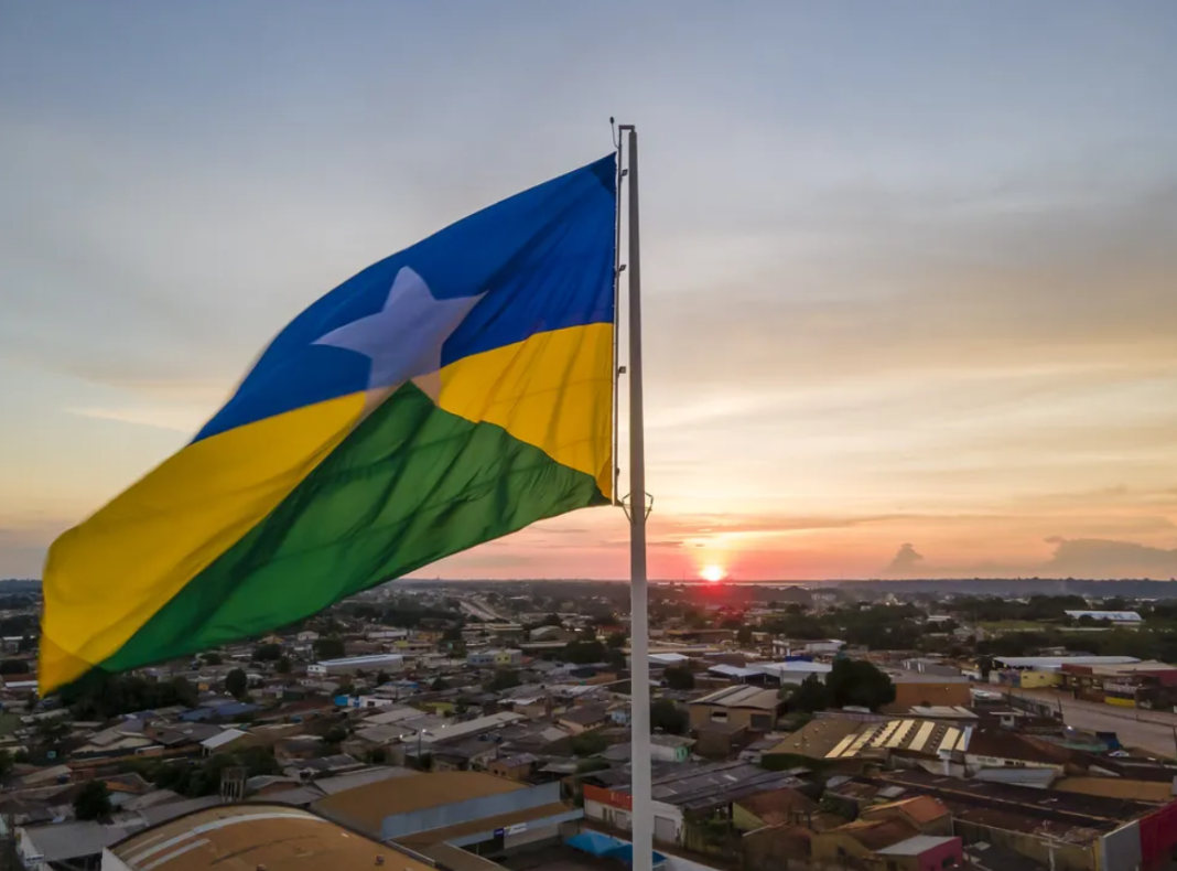 Bandeira de Rondônia Foto Arquivo G1