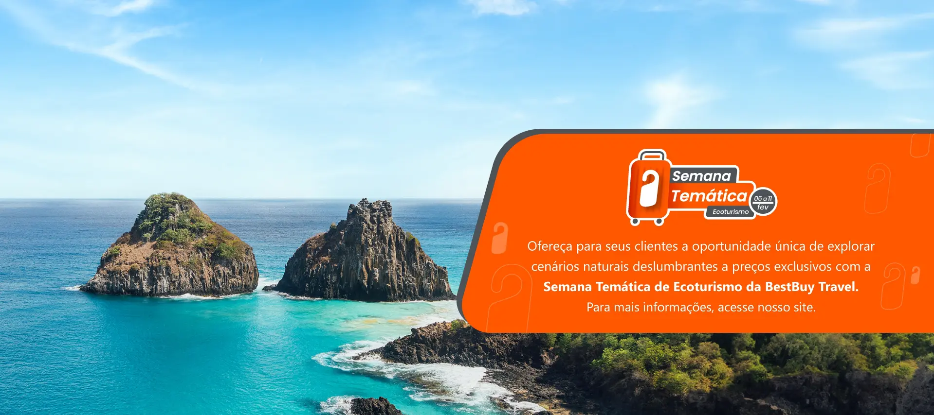 Ecoturismo operadora oferece até 30% de desconto