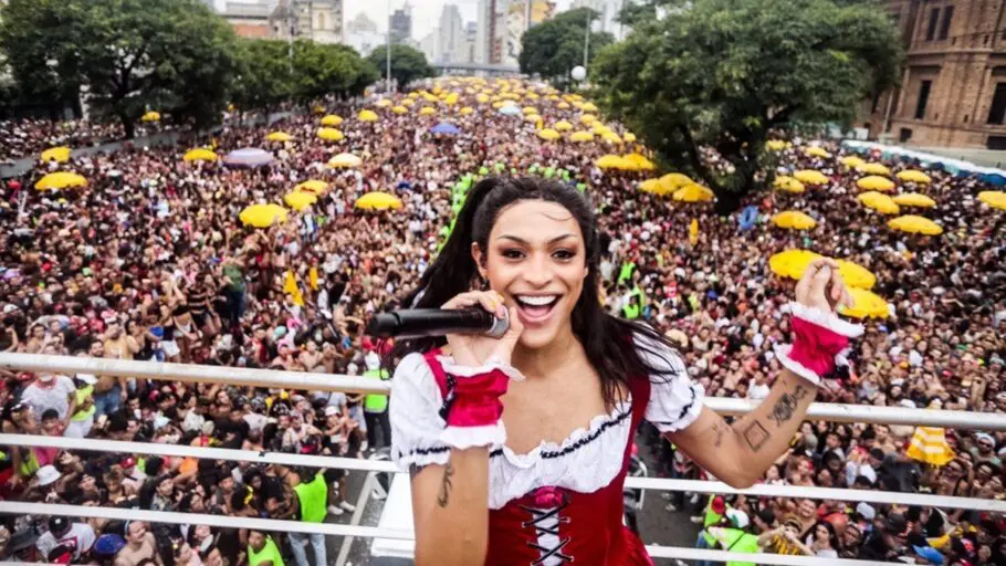 Hotelaria de SP - Pabllo Vittar no Carnaval de São Paulo em 2023 (Foto: Reprodução / Twitter)