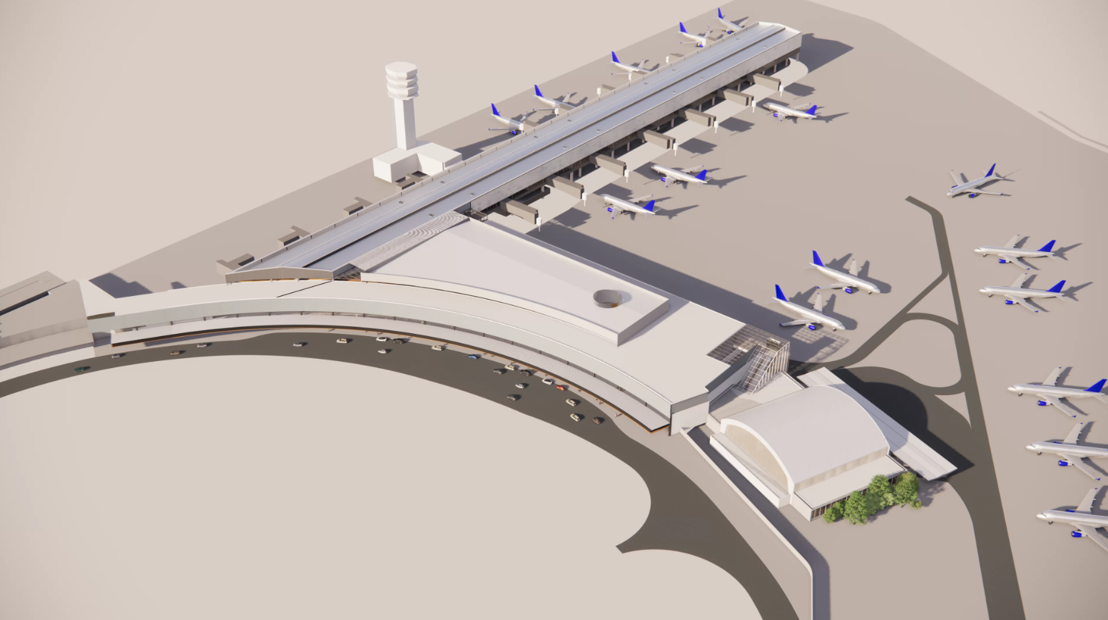 Aeroporto de Congonhas após a reforma