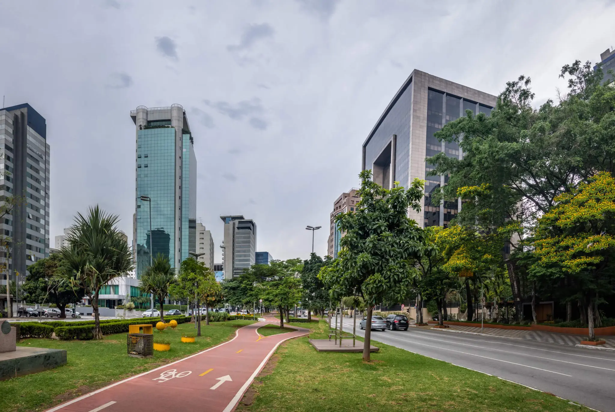 Bairro de Moema em SP, um dos bairros de São Paulo
