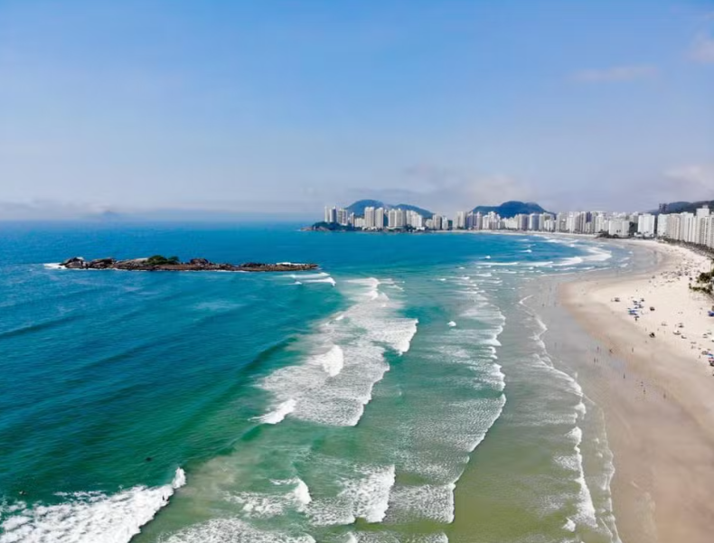 Ilha Pombeva no Guarujá - Foto - Jornal A Tribuna