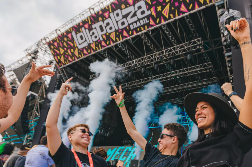 Lollapalooza 2024 acontece no Autódromo de Interlagos, em São Paulo (Foto: Reprodução / Twitter)