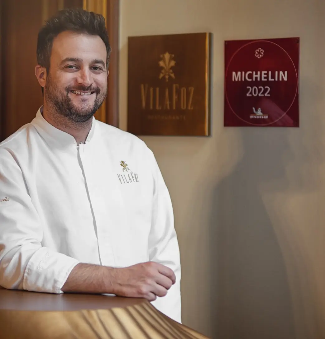 Chef Arnaldo Azevedo do hotel Vila Foz cria menu especial para os voos da TAP Air Portugal