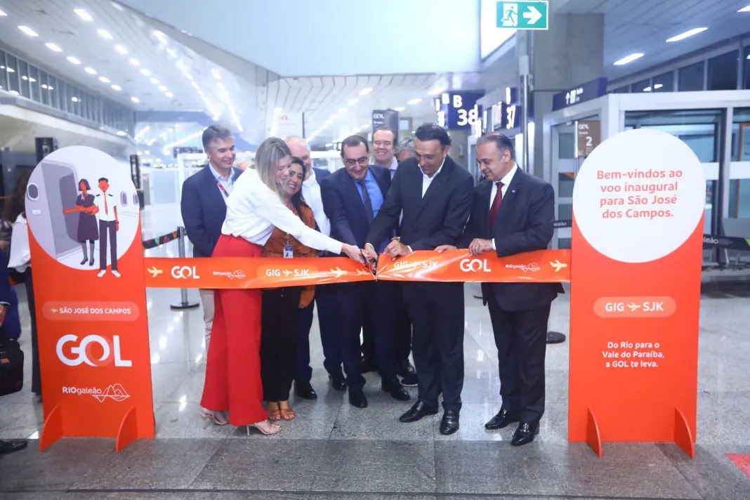 GOL inaugura voo entre São José dos Campos (SP) e Galeão (RJ)