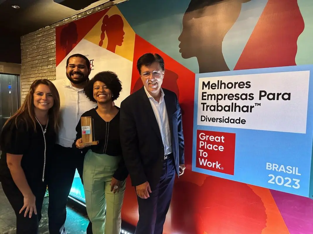 Antonietta Varlese, Davi Lima, Laís Souza e Fernando Viriato, da Accor