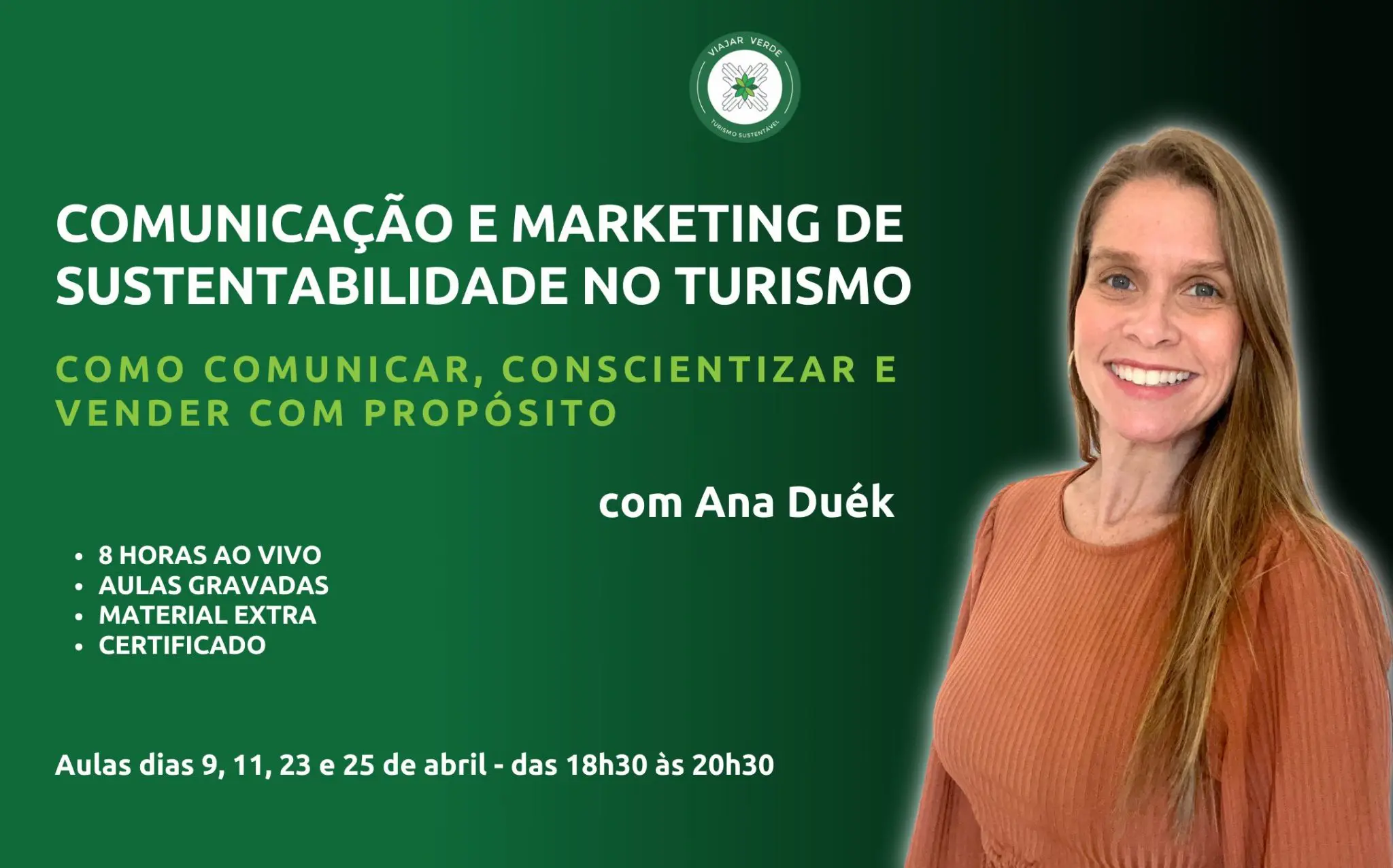 Comunicação e Marketing de Sustentabilidade no Turismo - Foto: Divulgação