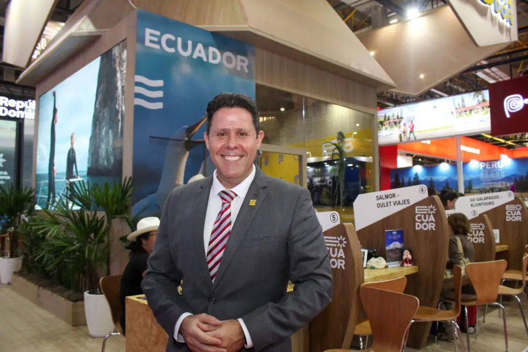 Diego Andrade, subsecretário de Turismo do Equador (Foto: Felipe Maresca / DT) Diego Andrade, subsecretário de Turismo do Equador (Foto: Felipe Maresca / DT)
