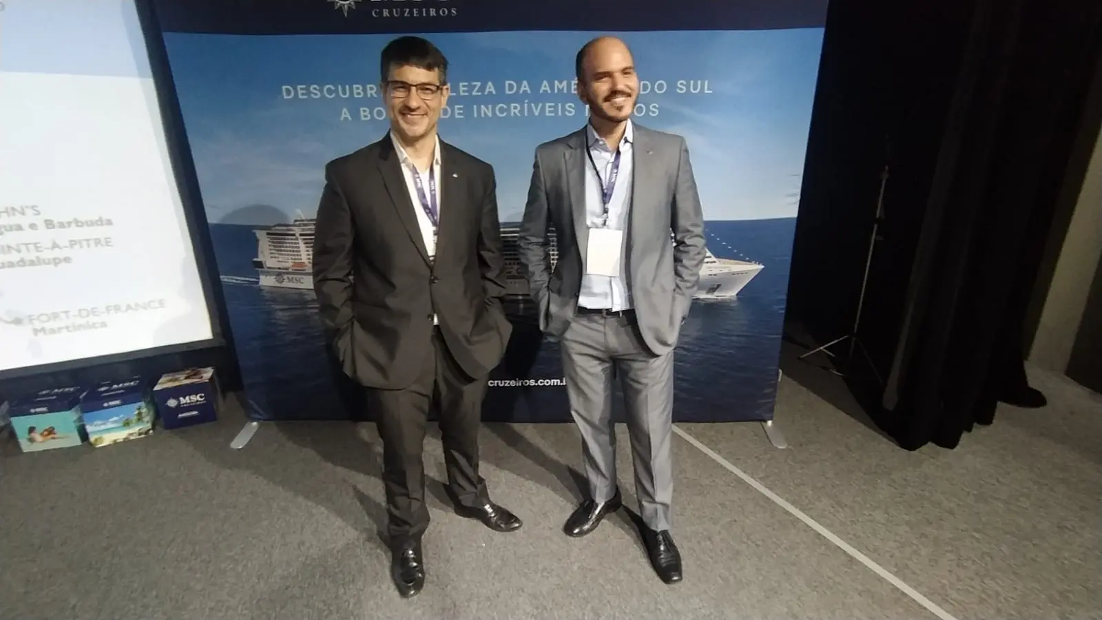 Ignacio e Rafael, da MSC Cruzeiros