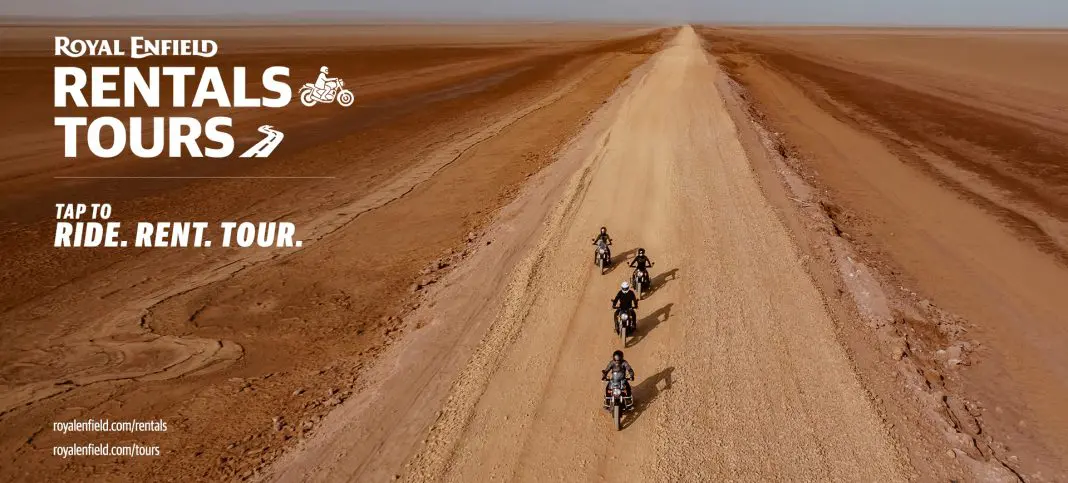 Royal Enfield apresenta programa global de locação e viagens - Foto: Divulgação