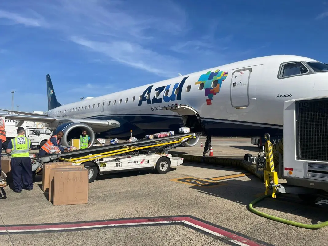 Aeronave da Azul - Foto: Divulgação Aeronave da Azul - Foto: Divulgação - Bariloche