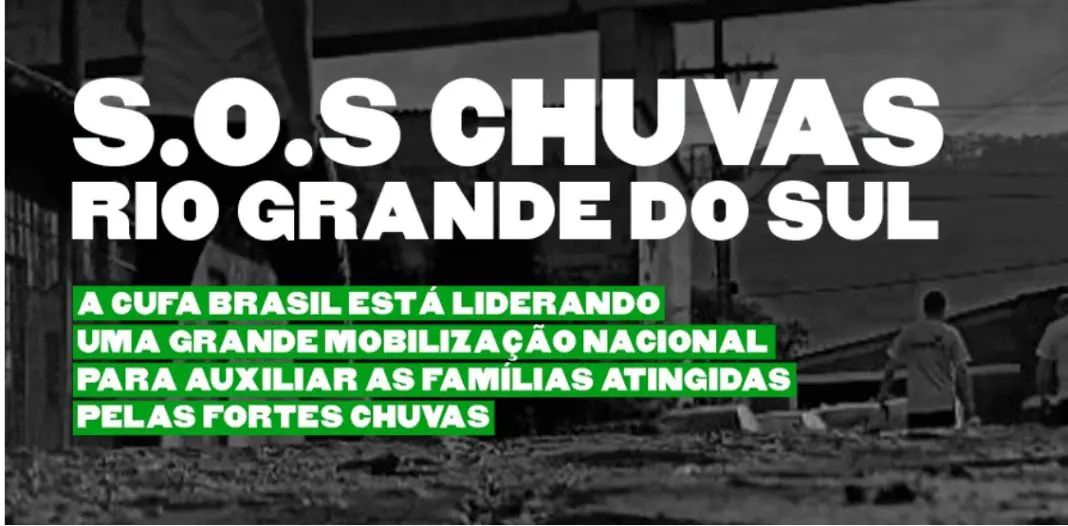 SOS Chuvas Instituto Gol e CUFA
