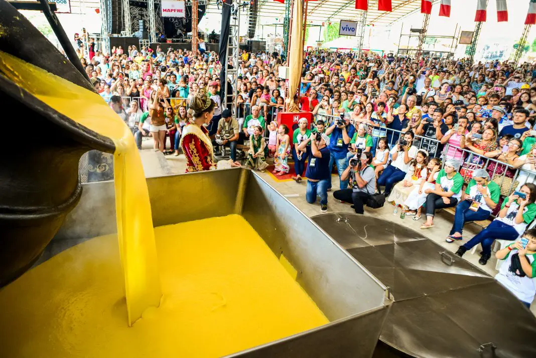 Festa tradicional na região, Tombo da Polenta atrai famílias há 46 anos - Montanhas Capixabas - Crédito - Gabriel Lordello