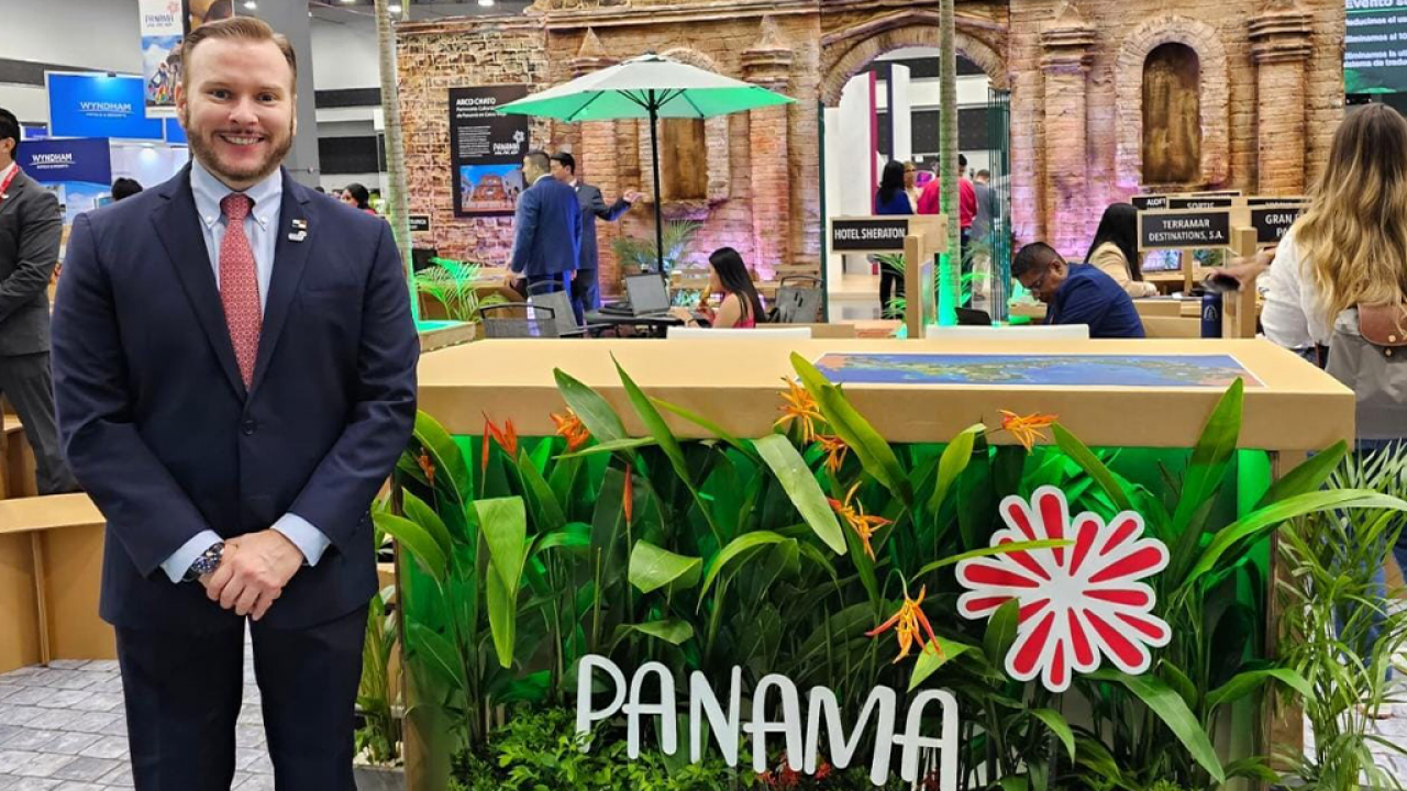Fernando Fondevila na FIEXPO América Latina no Panamá (Foto: Travel2latam)