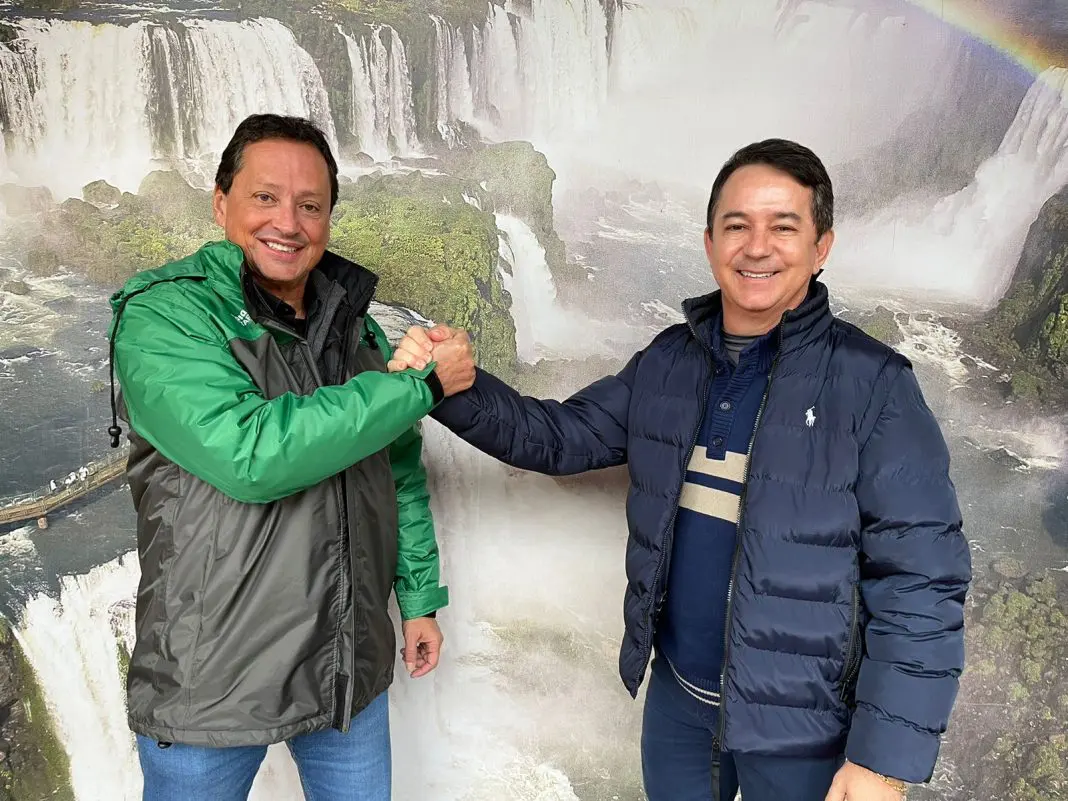 Mario Macedo Junior e Munir Calaça (Foto: Urbia Cataratas Mario Macedo Junior e Munir Calaça (Foto: Urbia Cataratas – Parque Nacional do Iguaçu)