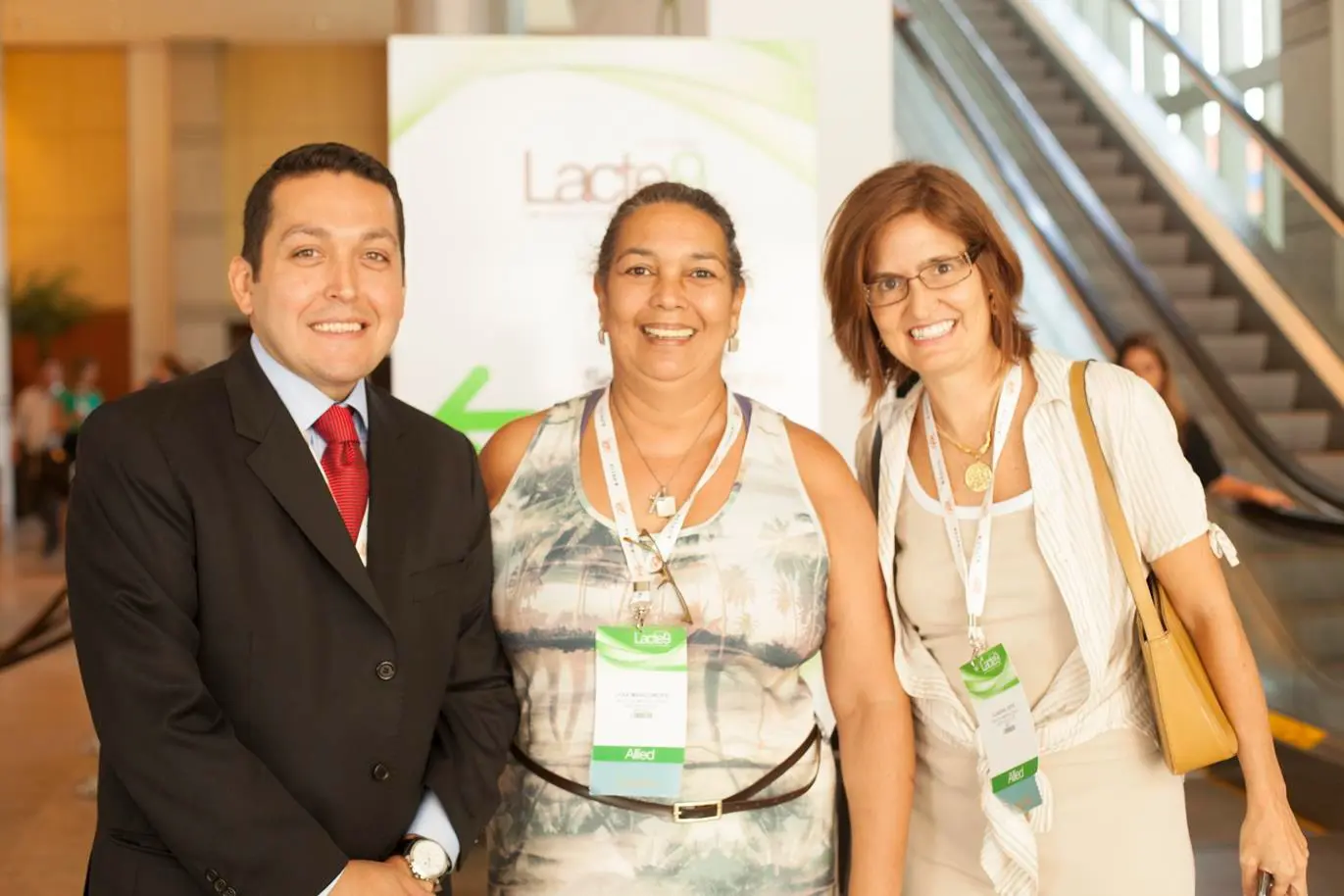Com Fernando Cavalheiro, CEO da CEP Transportes e a jornalista Claudia Leite. Cobrindo o Lacte e revendo amigos.