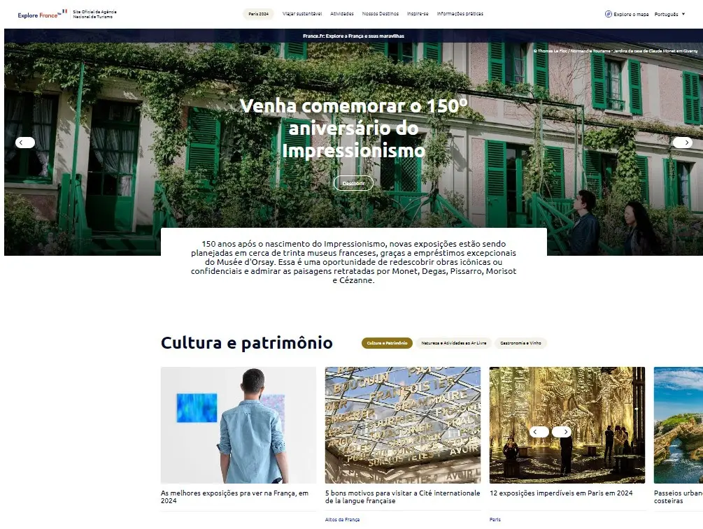 Site France.fr destaca o turismo sustentável - Foto: Divulgação