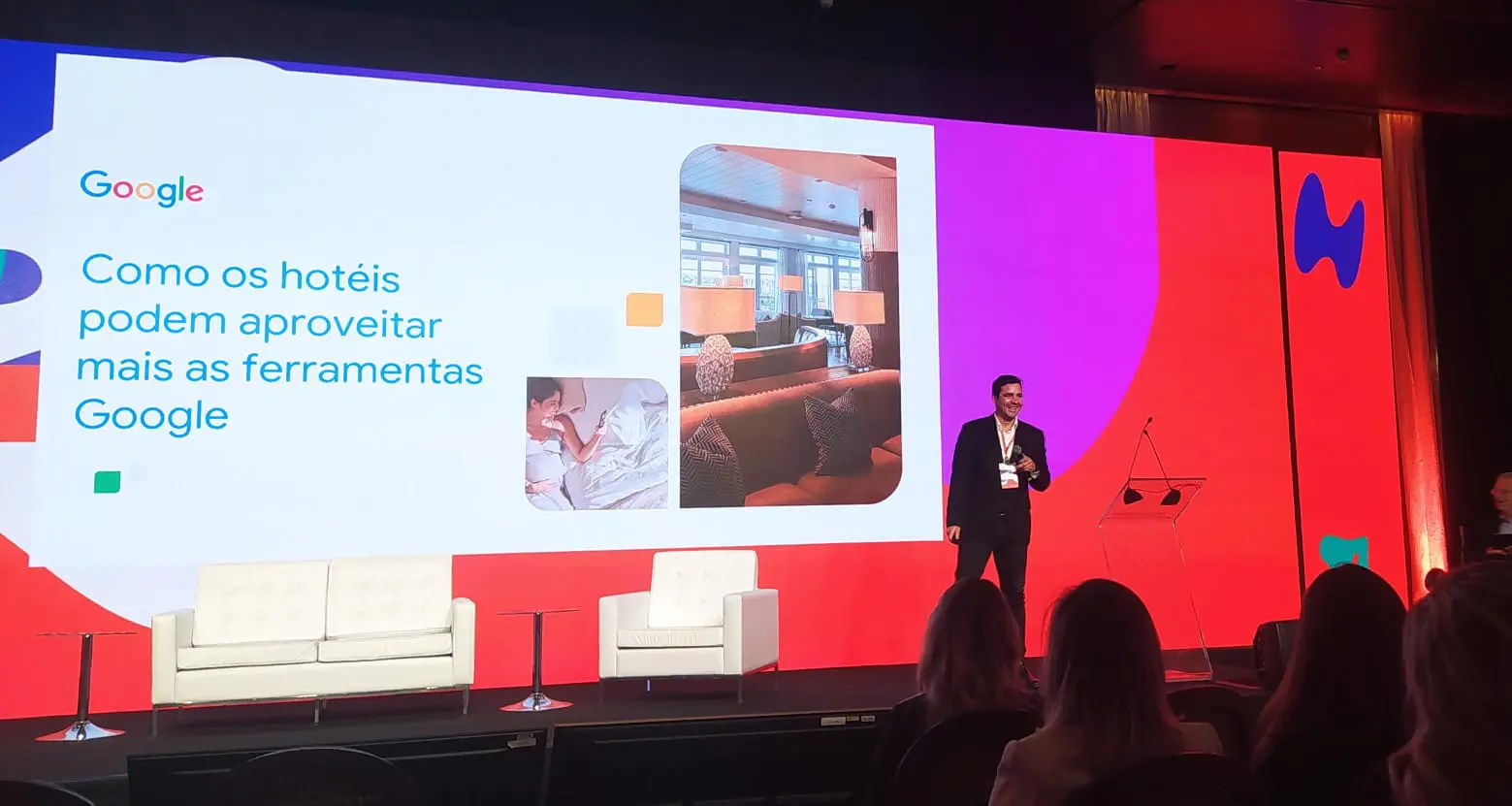 Palestra de Neto trouxe estratégias para hoteleiros superarem concorrência por meio do Google