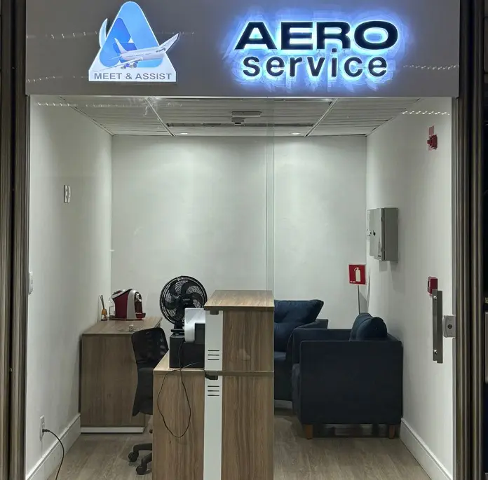 Sala em Guarulhos da Aeroservice (Foto: Divulgação)