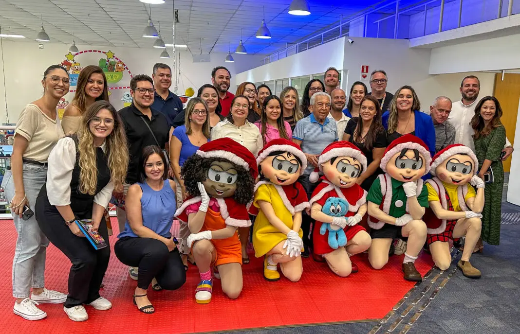 Evento, realizado no estúdio da Mauricio de Sousa Produções, com as operadoras Azul, Befly, BestBuy Travel, CVC Corp, Diversa, eHTL, Europlus, Interep, New Age, Orinter, Viagens Promo e Zarpo - Foto: Divulgação