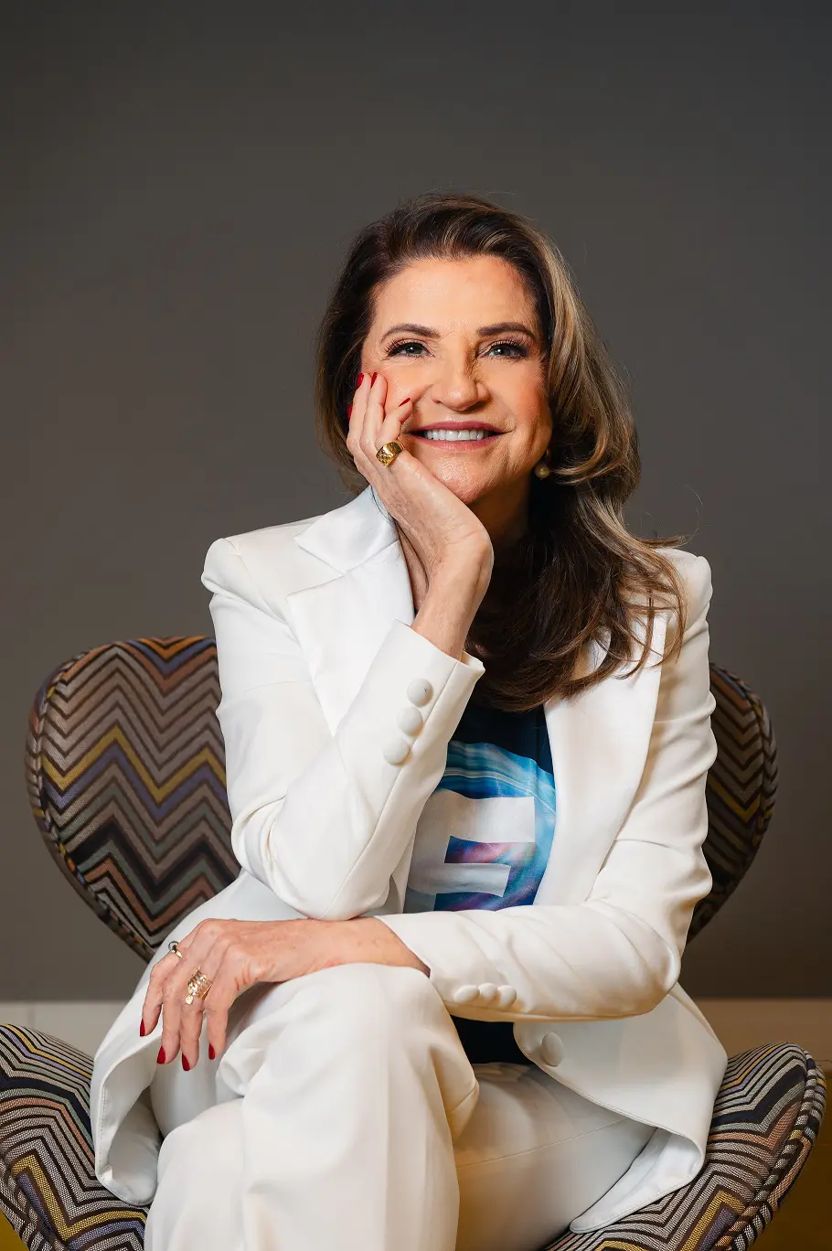 Marta Rossi, criadora do Festuris em Gramado/RS, é conhecida por suas iniciativas inovadoras em sustentabilidade no turismo - Foto: Gustavo Merolli / divulgação