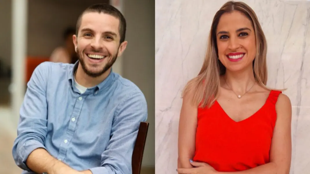 Victor Borgi, gerente de Vendas Globais para Lazer e Canais Indiretos Brasil e Pamela Cortes, gerente de Vendas Globais para Corporativo e M&E Brasil - Foto: divulgação