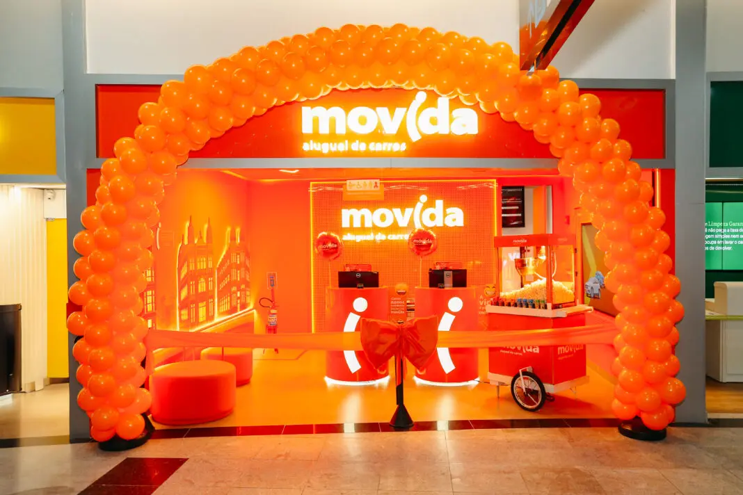 Movida inaugura novo ponto de atendimento no aeroporto de Recife - Foto: divulgação Movida inaugura novo ponto de atendimento no aeroporto de Recife - Foto: divulgação