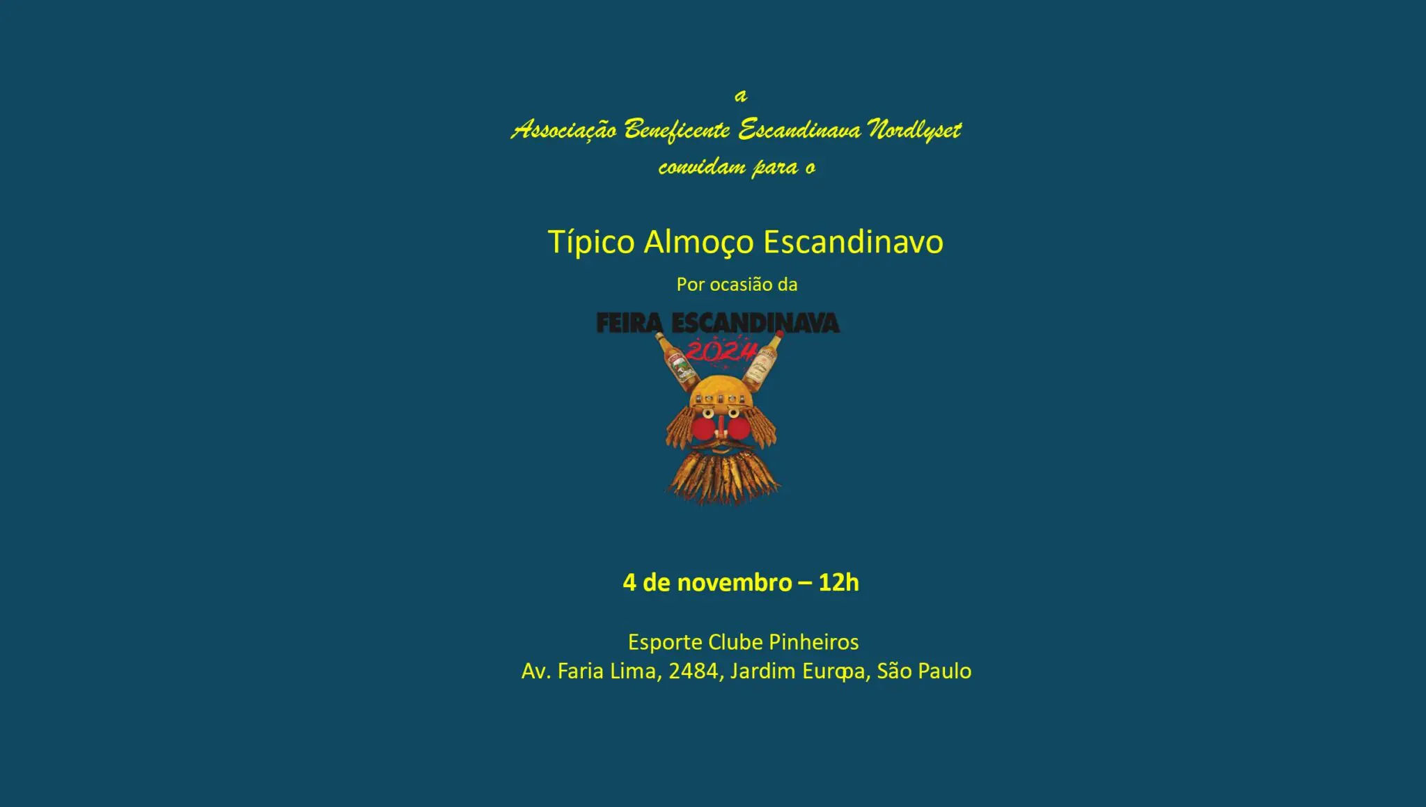 Convite para Feira Escandinava - foto: divulgação