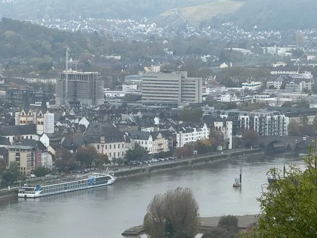 Vista de Koblenz (foto - Simone Barros)