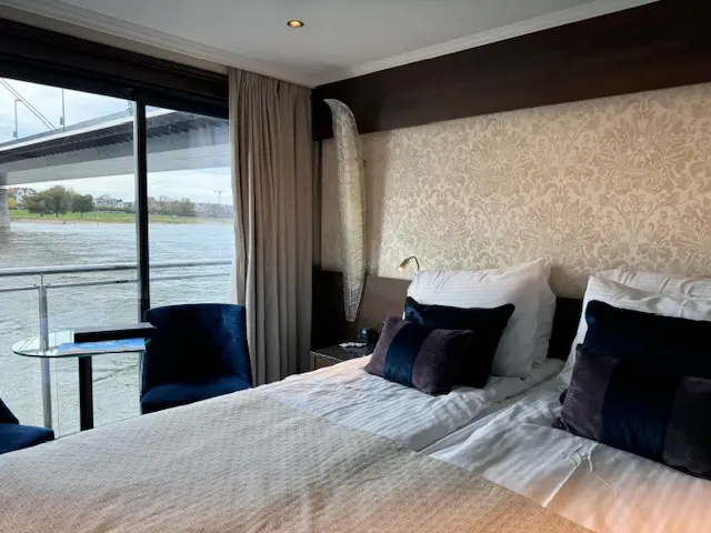 Cabine Diamond no navio VIVA Moments (foto: Simone Barros) - Cruzeiro fluvial na Alemanha