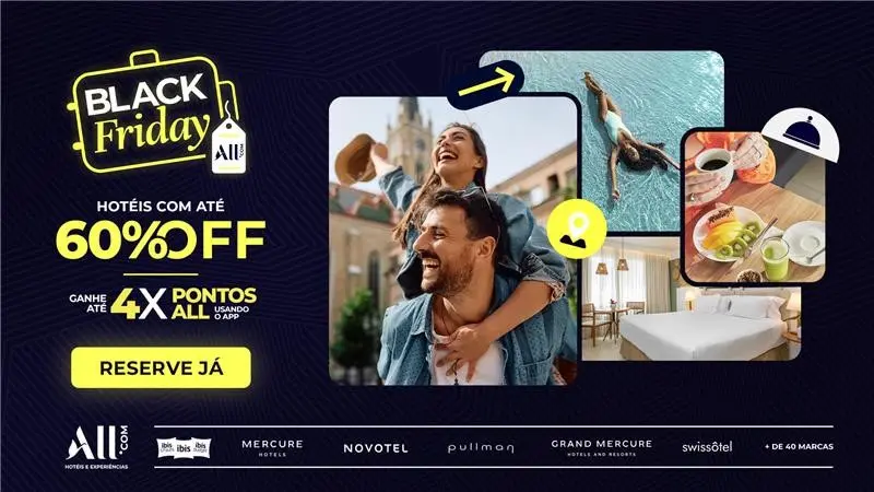 Black Friday na Accor - Foto: divulgação Black Friday na Accor - Foto: divulgação