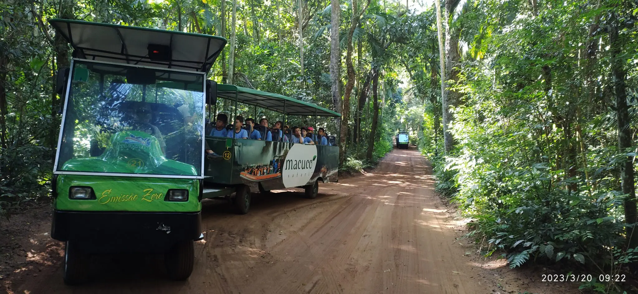 Carro Elétrico no Macuco Safari - Foto: divulgação