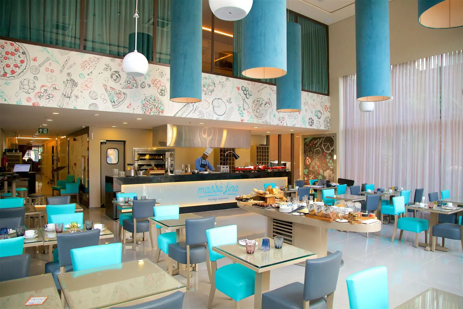 Restaurante da rede na Paulista é aberto a não hóspedes - Foto: divulgação