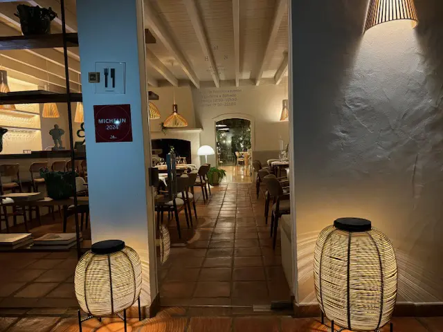 Restaurante da Malhadinha Nova tem uma estrela Michelin green (foto: Simone Barros / DT)