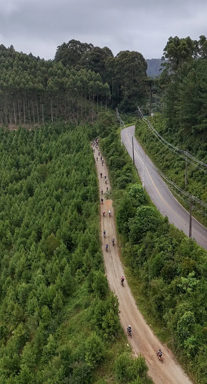 Natureza deslumbrante de Monte Verde encantou ciclistas e corredores nas provas do último domingo - Foto: divulgação MOVE