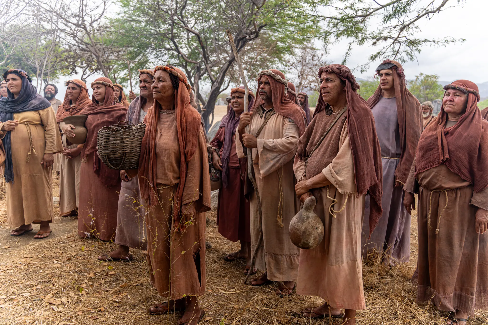 Participação dos figurantes contribui para a grandiosidade e realismo da encenação - Foto: Kike Tavares
