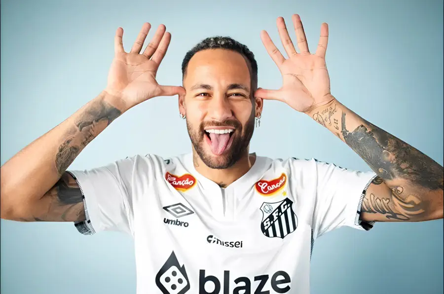Neymar reestreia Santos