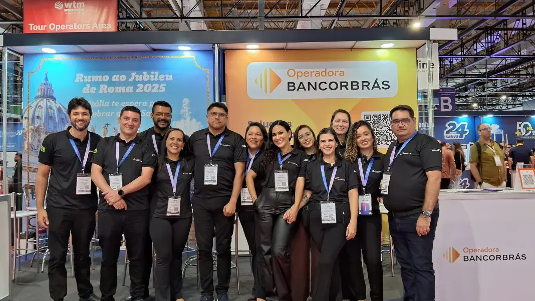 Equipe Bancorbrás marca presença na WTM 2025 - Foto: divulgação