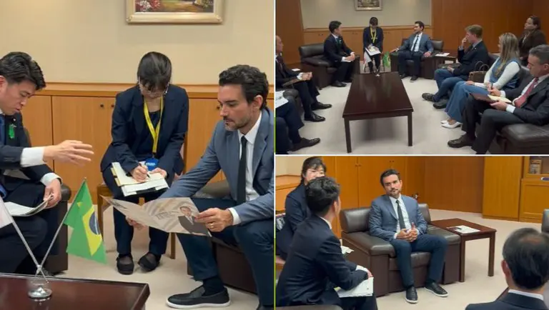 Encontro com dirigentes do Governo do Japão buscou avançar em parcerias no turismo. Crédito: Divulgação MTur Encontro com dirigentes do Governo do Japão buscou avançar em parcerias no turismo. Crédito: Divulgação MTur Japão
