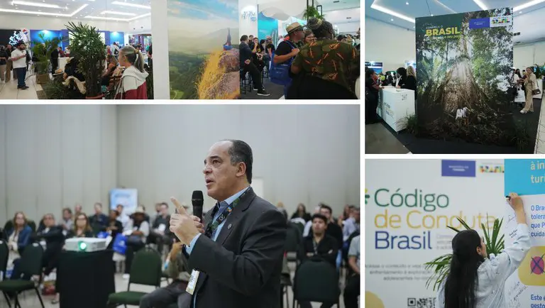 Secretário de Infraestrutura e Crédito do Ministério do Turismo destaca crescimento do setor em palestra no Festival das Cataratas - Crédito: Roberto Castro