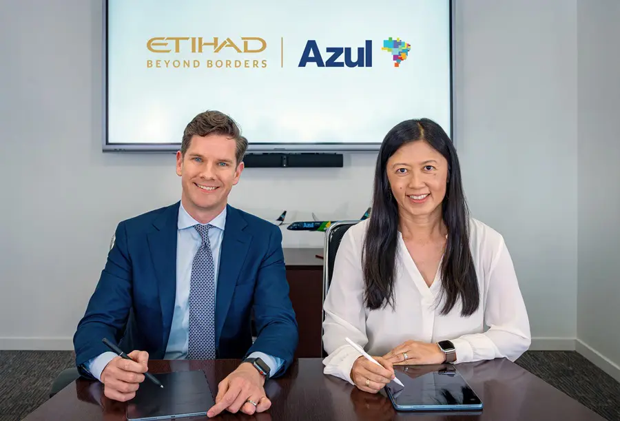 Azul firma parceria com Etihad Parceria Azul e Etihad
