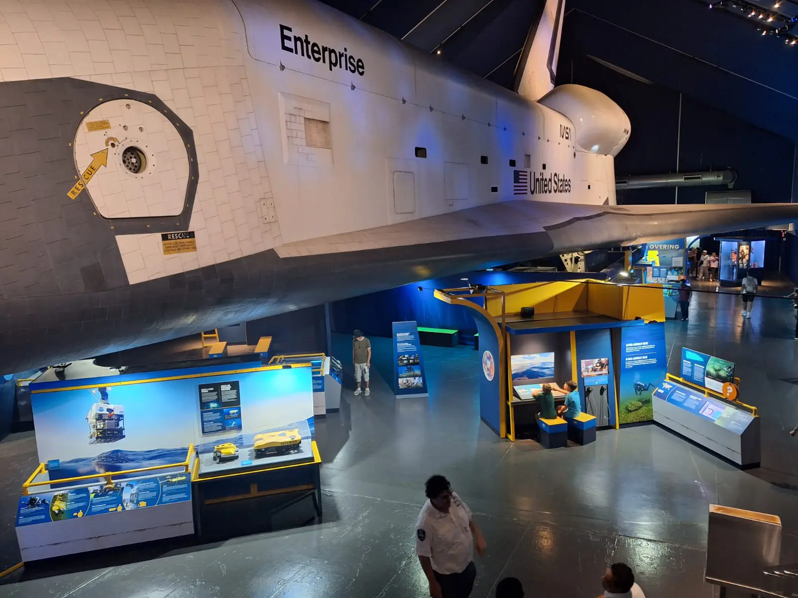 Enterprise o primeiro ônibus espacial da NASA - Foto: Caroline Figueiredo