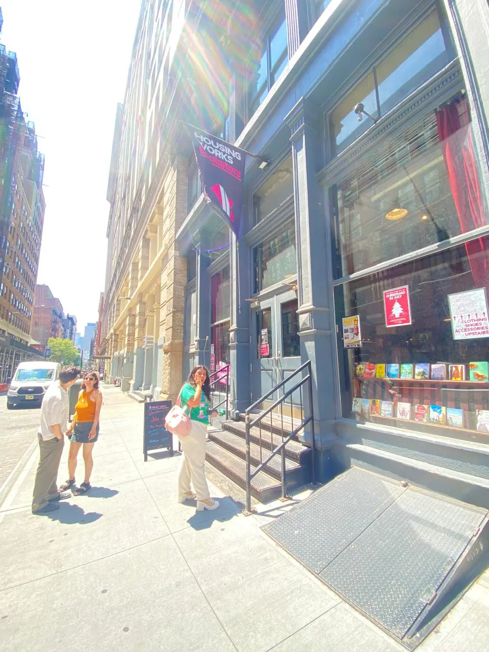 New York - Entrada da Housing Woorks Bookstore - Foto: Caroline Figueiredo