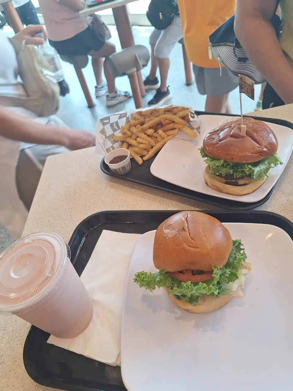 Lanche na Crown Café na Estátua da Liberdade - Foto - Caroline Figueiredo