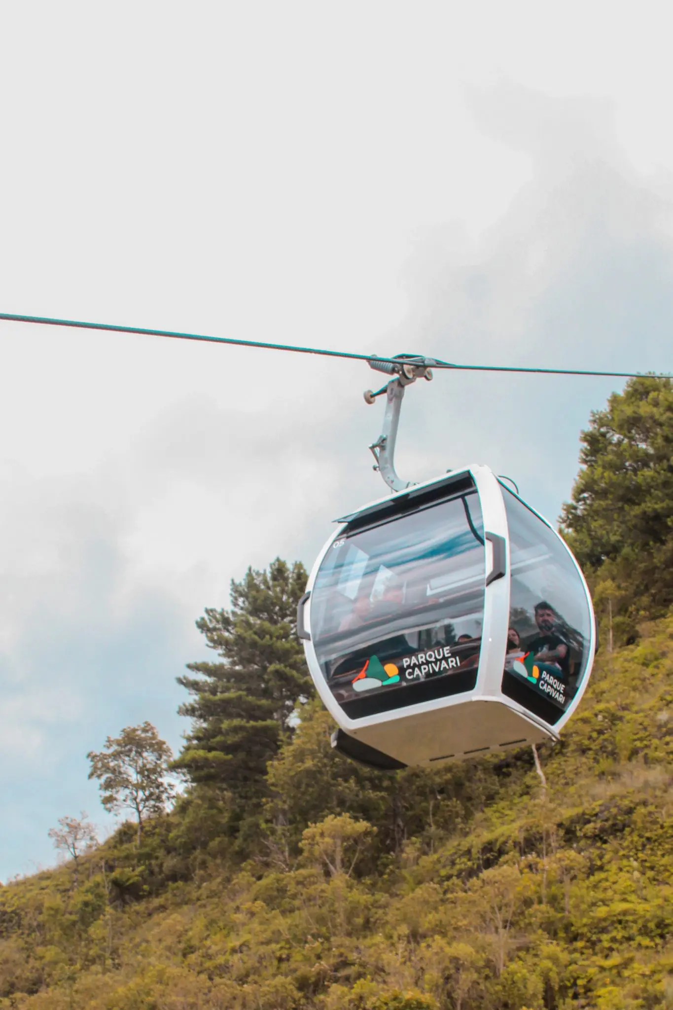 Teleférico do Parque Capivari foi revitalizado em 2022 - Foto: Divulgação
