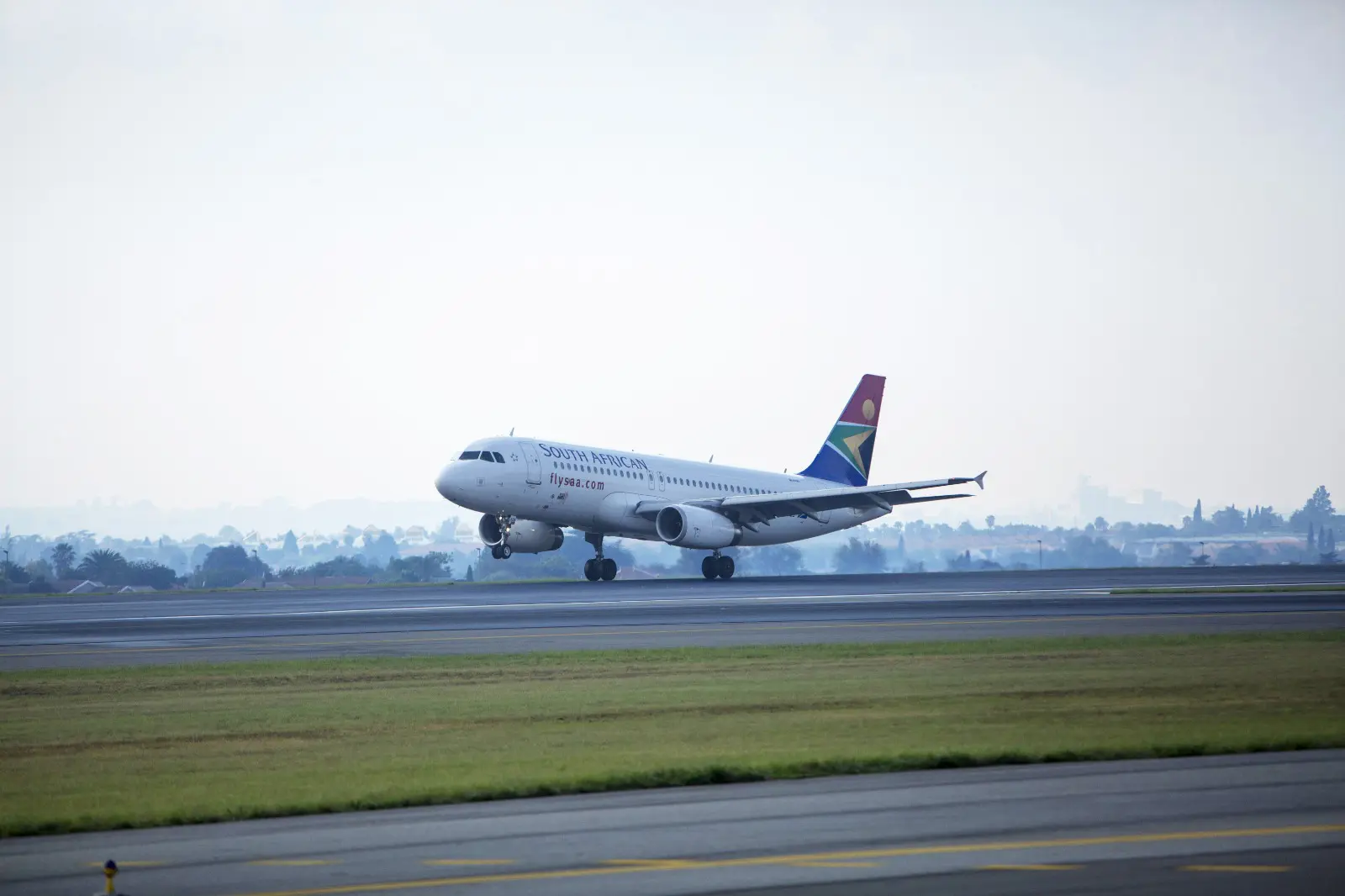 Aeronave da South African Airways - Foto: divulgação